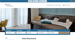 Desktop Screenshot of hotelroermond.nl